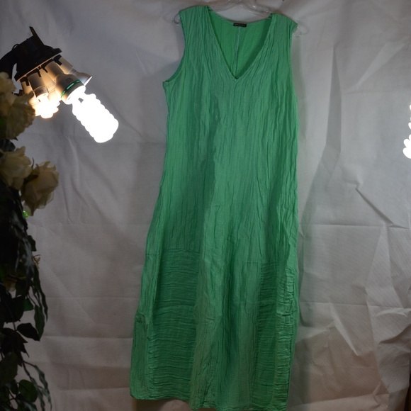 Light & Airy Slip on and Go/Beach/Summer Crinkle Dress SZ L Grazes - Picture 3 of 8